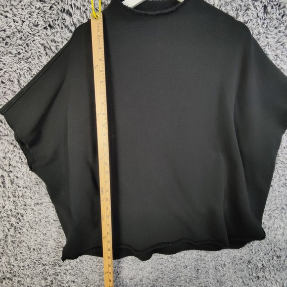 Frank Eileen Audrey Funnel Neck Capelet Normcore Lagen Poncho Shrug Womens O/S - Picture 4 of 9